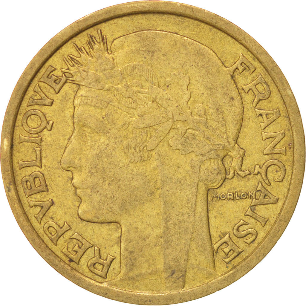 Francia, Morlon, 2 Francs, 1940, Paris, BB, Alluminio-bronzo, KM:886, Gadoury...