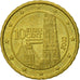 Austria, 10 Euro Cent, 2002, MS(60-62), Brass, KM:3085
