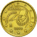 Hiszpania, 10 Euro Cent, 2003, Madrid, MS(60-62), Mosiądz, KM:1043