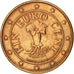 Austria, Euro Cent, 2002, BB, Acciaio placcato rame, KM:3082