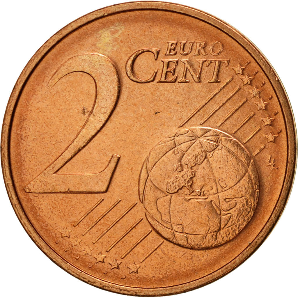 Grecia, 2 Euro Cent, 2002, SPL, Acciaio placcato rame, KM:182