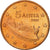 Griekenland, 5 Euro Cent, 2002, UNC-, Copper Plated Steel, KM:183