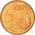 Grecia, 5 Euro Cent, 2002, SC, Cobre chapado en acero, KM:183