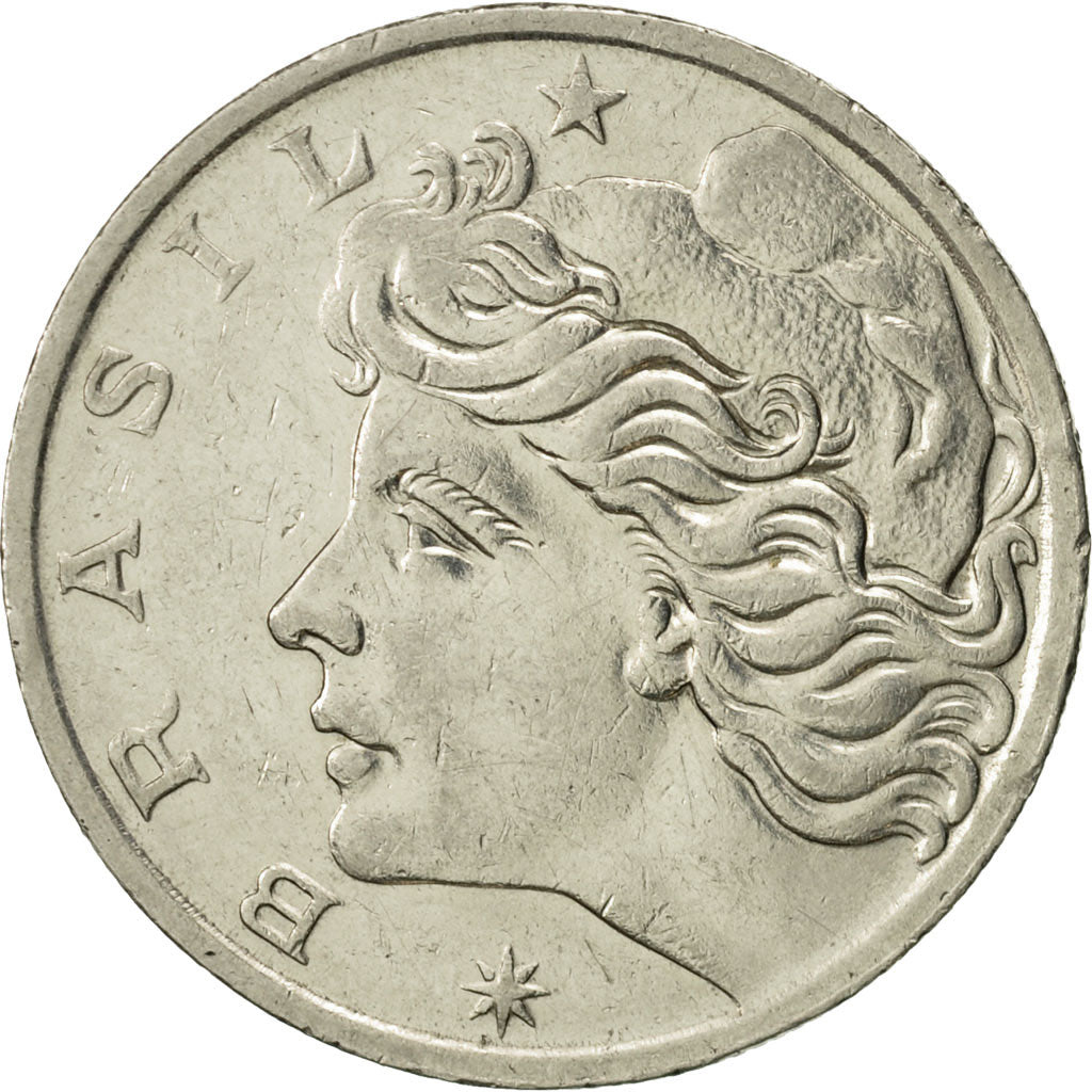 Coin, Brazil, Cruzeiro, 1970, MS(60-62), Nickel, KM:581