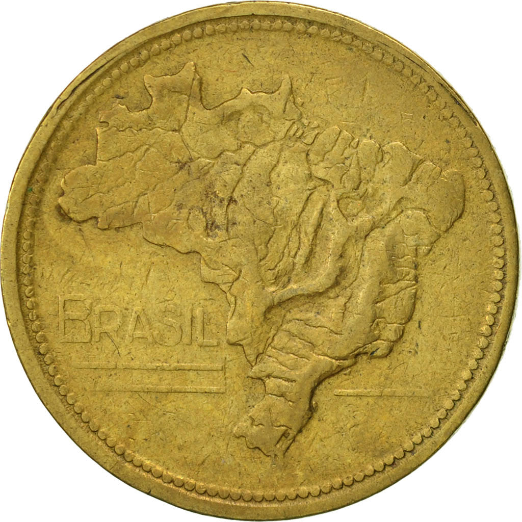 Monnaie, Brésil, Cruzeiro, 1945, TTB+, Aluminum-Bronze, KM:558