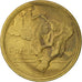 Coin, Brazil, 2 Cruzeiros, 1945, AU(50-53), Aluminum-Bronze, KM:559