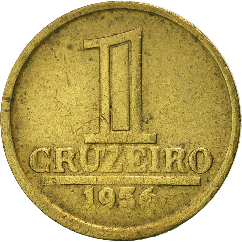 Monnaie, Brésil, Cruzeiro, 1956, TTB, Aluminum-Bronze, KM:567