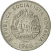 Moneda, Rumanía, 25 Bani, 1966, EBC+, Níquel recubierto de acero, KM:94