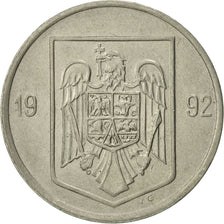 Romania, 5 Lei, 1992, MS(60-62), Nickel plated steel, KM:114