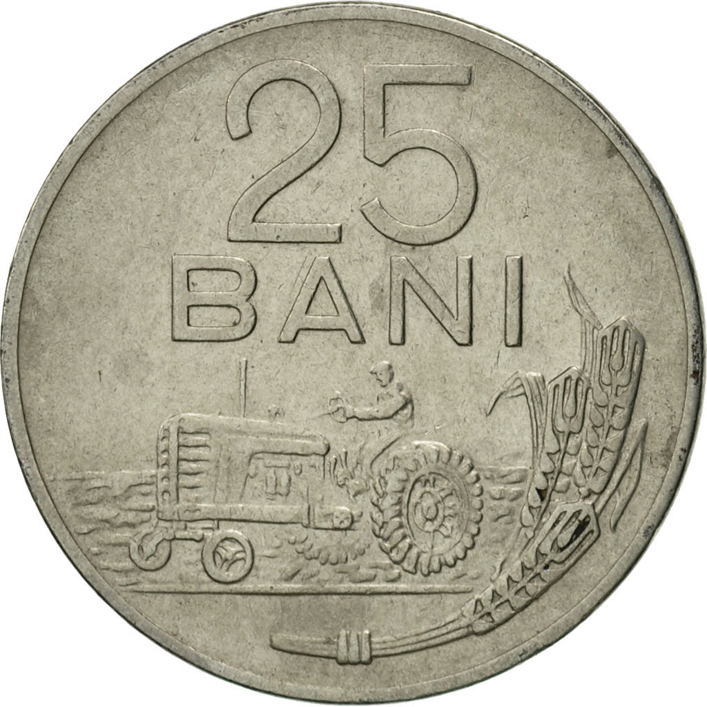 Romania, 25 Bani, 1960, MS(60-62), Nickel Clad Steel, KM:88