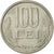 Moneta, Rumunia, 100 Lei, 1993, MS(60-62), Nickel platerowany stalą, KM:111