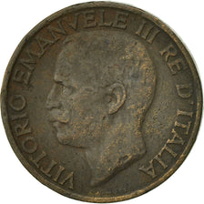 Italie, Vittorio Emanuele III, 10 Centesimi, 1928, Rome, TTB, Bronze, KM:60