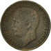 Italie, Vittorio Emanuele III, 10 Centesimi, 1928, Rome, TTB, Bronze, KM:60