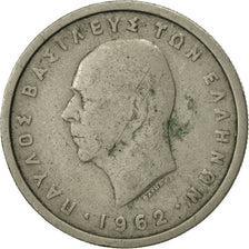 Greece, Paul I, 2 Drachmai, 1962, AU(55-58), Copper-nickel, KM:82