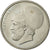 Moneta, Grecja, 20 Drachmes, 1986, AU(55-58), Miedź-Nikiel, KM:133