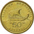 Coin, Greece, 50 Drachmes, 1986, AU(55-58), Aluminum-Bronze, KM:147