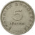 Moneta, Grecja, 5 Drachmai, 1980, AU(55-58), Miedź-Nikiel, KM:118