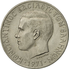 Greece, Constantine II, 10 Drachmai, 1971, AU(55-58), Copper-nickel, KM:101