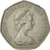 Coin, Jersey, Elizabeth II, 50 New Pence, 1969, AU(55-58), Copper-nickel, KM:34