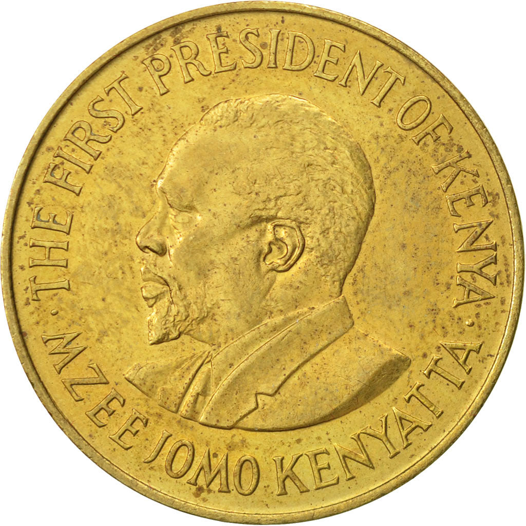 Coin, Kenya, 10 Cents, 1971, AU(50-53), Nickel-brass, KM:11