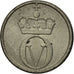Moneda, Noruega, Olav V, 10 Öre, 1962, EBC, Cobre - níquel, KM:411