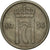 Moneda, Noruega, Haakon VII, 10 Öre, 1954, MBC+, Cobre - níquel, KM:396