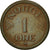 Moneda, Noruega, Haakon VII, Ore, 1952, MBC+, Bronce, KM:367