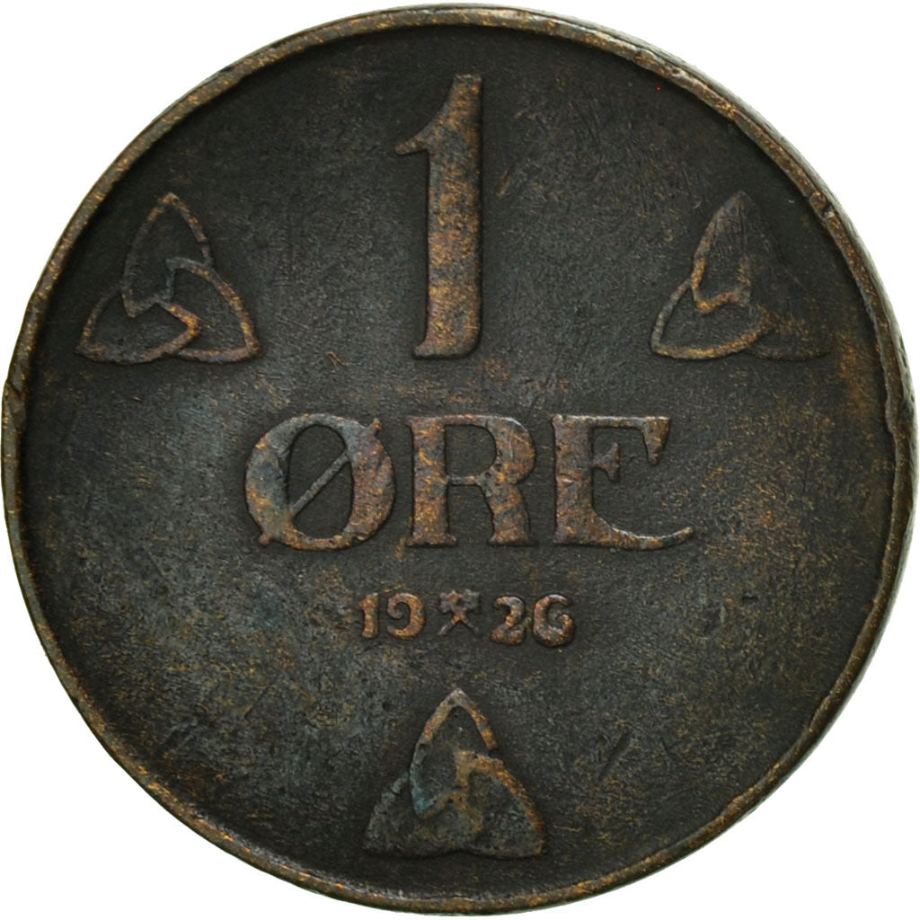 Coin, Norway, Haakon VII, Ore, 1926, EF(40-45), Bronze, KM:367
