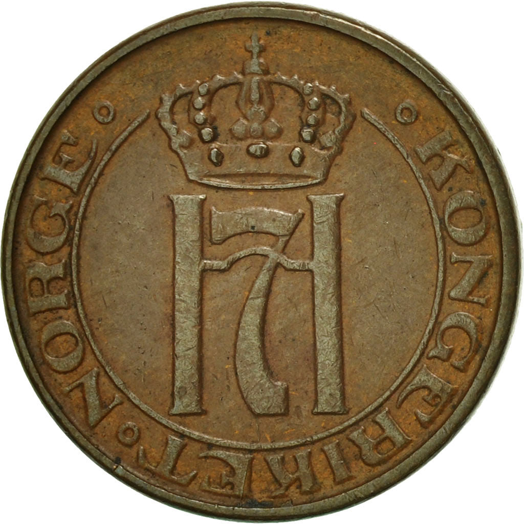 Norway, Haakon VII, Ore, 1940, EF(40-45), Bronze, KM:367