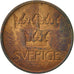 Coin, Sweden, Gustaf VI, 5 Öre, 1972, EF(40-45), Bronze, KM:845