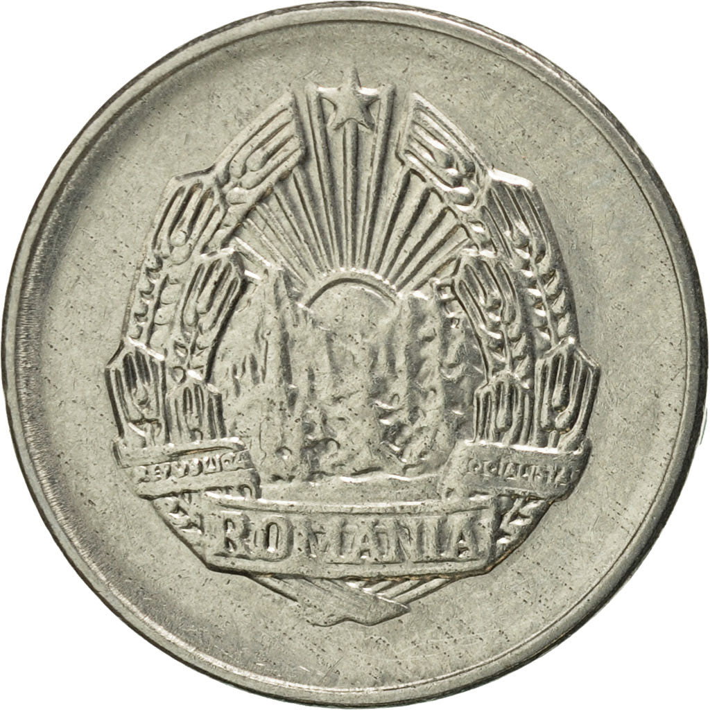 Coin, Romania, 5 Bani, 1966, AU(55-58), Nickel Clad Steel, KM:92