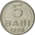 Munten, Roemenië, 5 Bani, 1966, PR, Nickel Clad Steel, KM:92