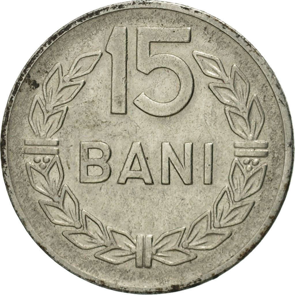 Coin, Romania, 15 Bani, 1960, AU(50-53), Nickel Clad Steel, KM:87