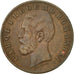 Romania, Carol I, 5 Bani, 1885, EF(40-45), Copper, KM:19