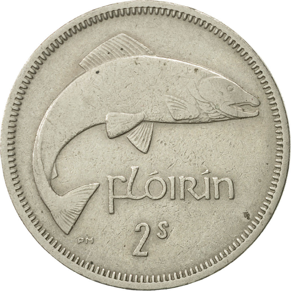 Coin, IRELAND REPUBLIC, Florin, 1966, AU(55-58), Copper-nickel, KM:15a