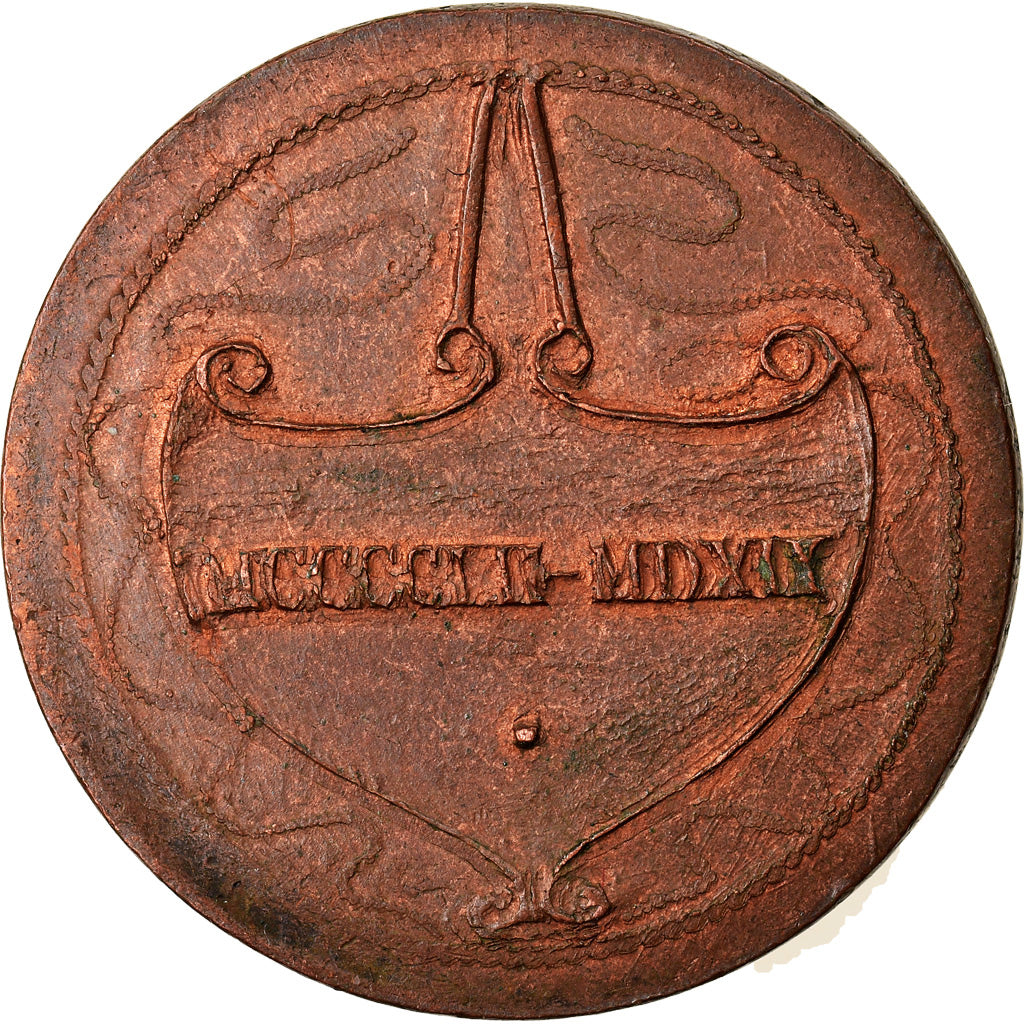 Italia, Jeton, Leonardo Da Vinci, EBC, Cobre