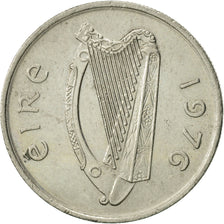 IRELAND REPUBLIC, 5 Pence, 1976, AU(50-53), Copper-nickel, KM:22