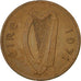 Coin, IRELAND REPUBLIC, 1/2 Penny, 1971, AU(50-53), Bronze, KM:19