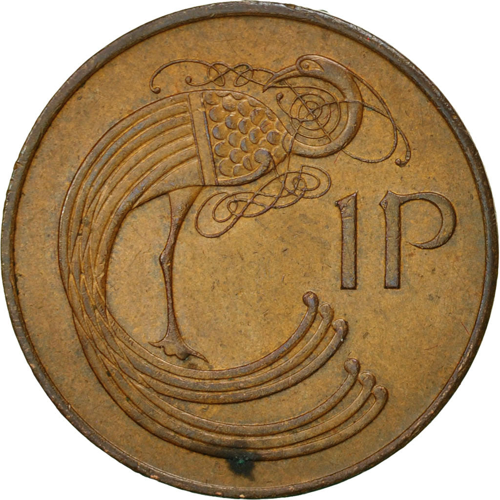 Moneda, REPÚBLICA DE IRLANDA, Penny, 1971, MBC+, Bronce, KM:20