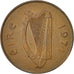 Moneda, REPÚBLICA DE IRLANDA, 2 Pence, 1971, MBC+, Bronce, KM:21