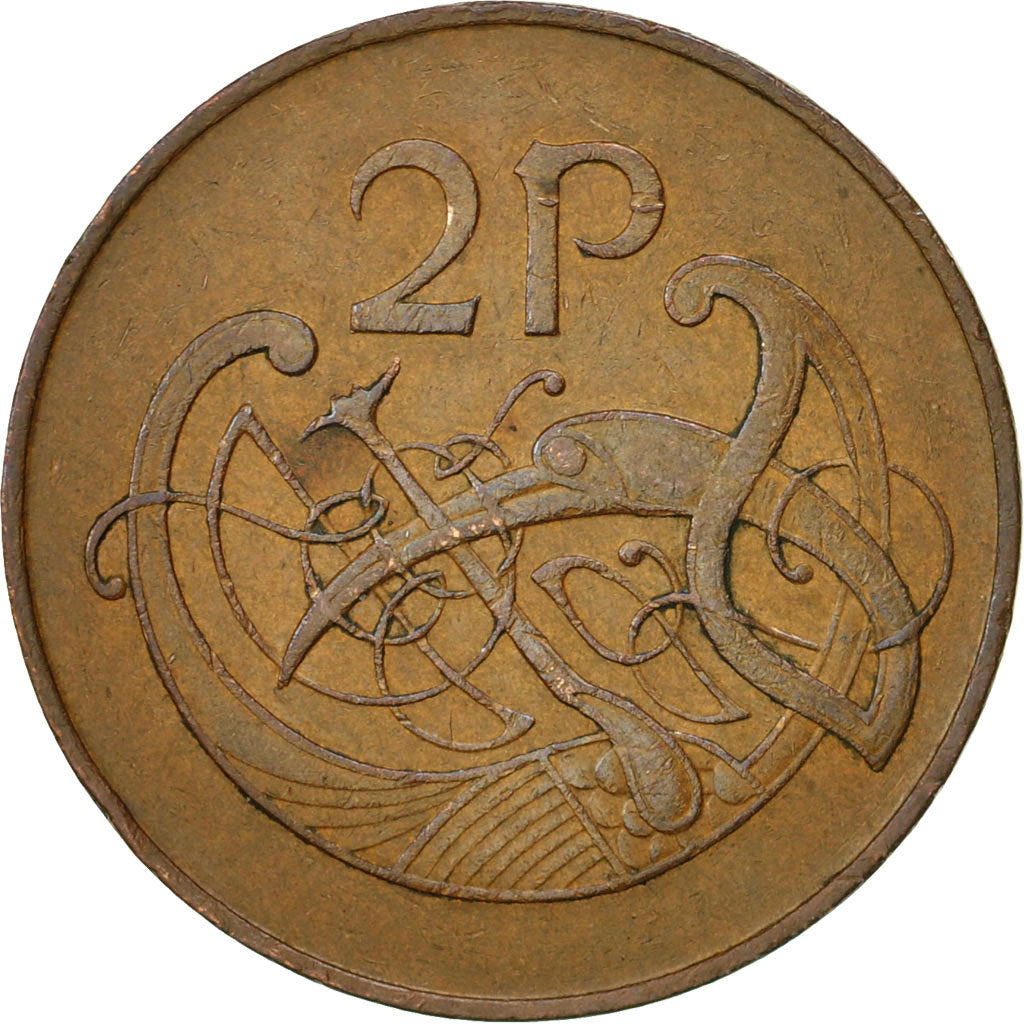 Coin, IRELAND REPUBLIC, 2 Pence, 1971, AU(50-53), Bronze, KM:21