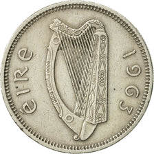 Coin, IRELAND REPUBLIC, Shilling, 1963, AU(50-53), Copper-nickel, KM:14A
