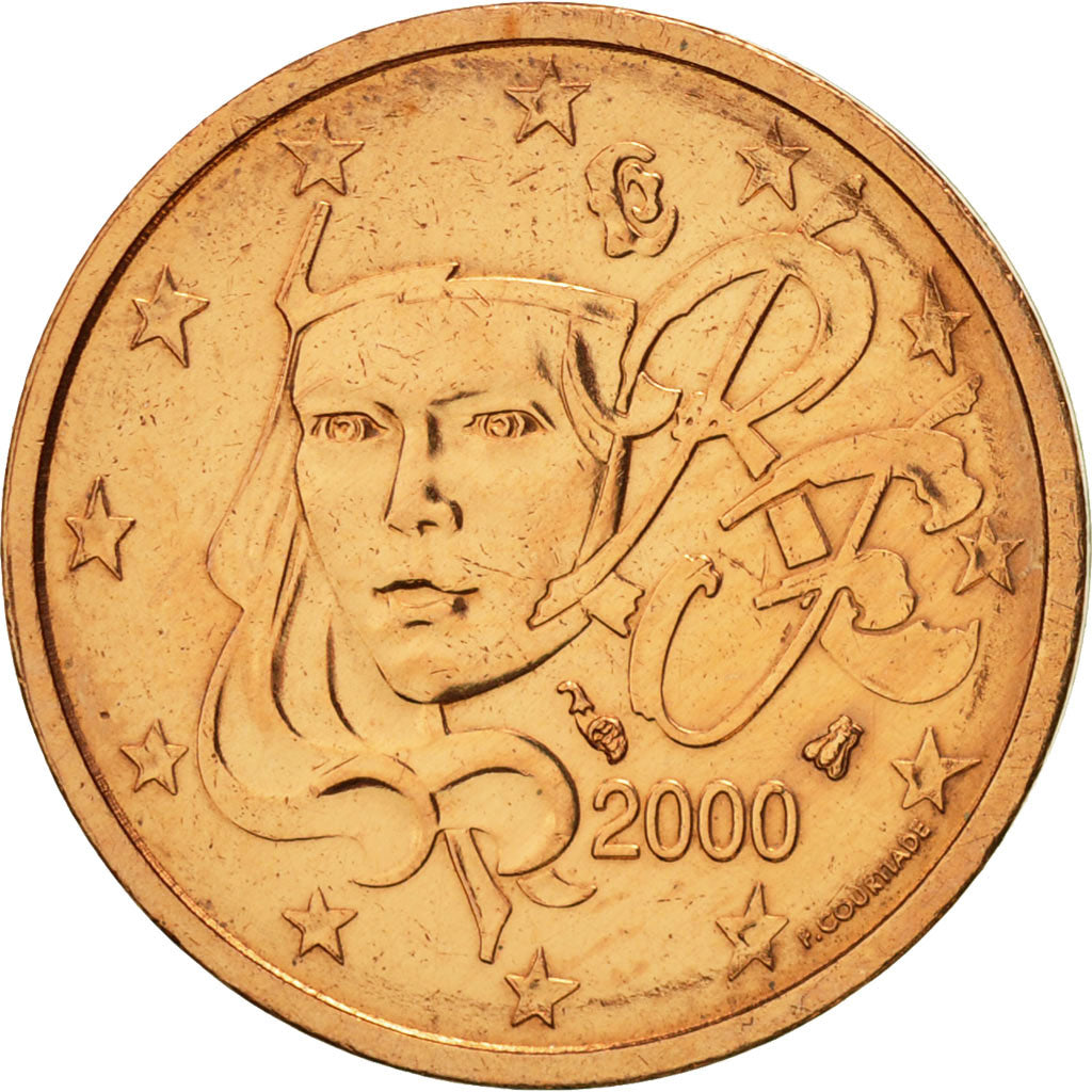 Monnaie, France, 2 Euro Cent, 2000, SUP+, Copper Plated Steel, KM:1283