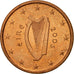 REPUBLIEK IERLAND, Euro Cent, 2005, PR+, Copper Plated Steel, KM:32