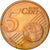 Grecia, 5 Euro Cent, 2002, EBC+, Cobre chapado en acero, KM:183