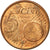 REPUBLIEK IERLAND, 5 Euro Cent, 2005, ZF, Copper Plated Steel, KM:34