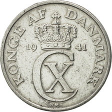 Coin, Denmark, Christian X, 2 Öre, 1941, Copenhagen, EF(40-45), Aluminum