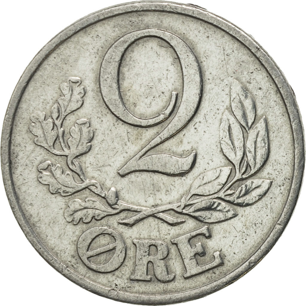 Coin, Denmark, Christian X, 2 Öre, 1941, Copenhagen, EF(40-45), Aluminum