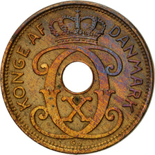 Moneda, Dinamarca, Christian X, 2 Öre, 1939, Copenhagen, MBC, Bronce, KM:827.2