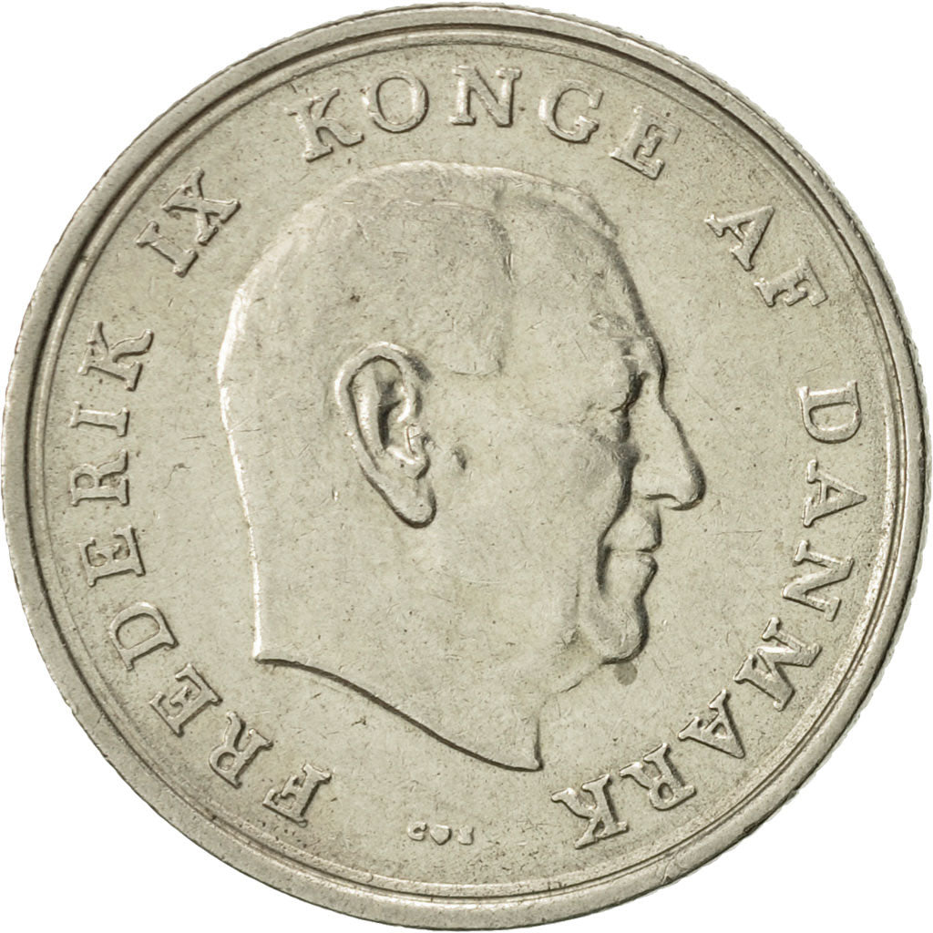 Münze, Dänemark, Frederik IX, Krone, 1964, Copenhagen, SS, Copper-nickel